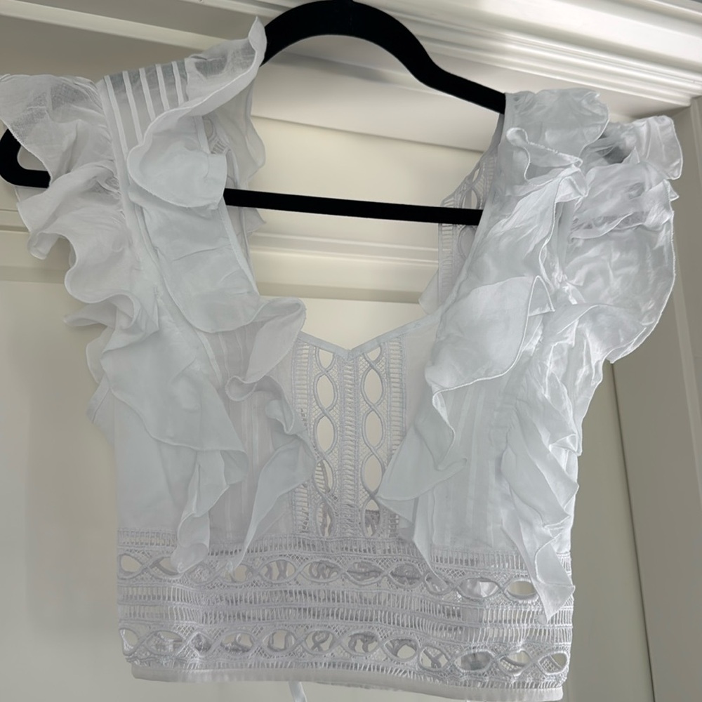 Charo Ruiz Ibiza VeronicaTop M in white